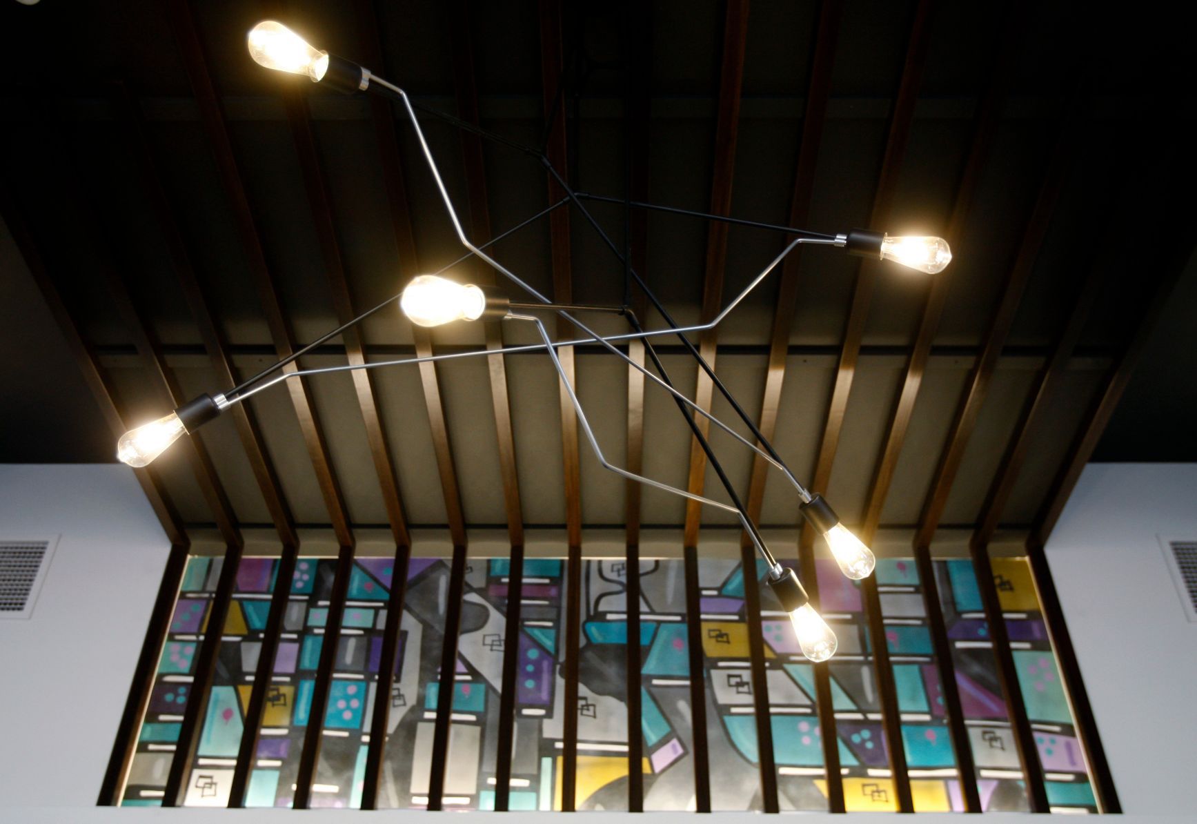 New lights and murals